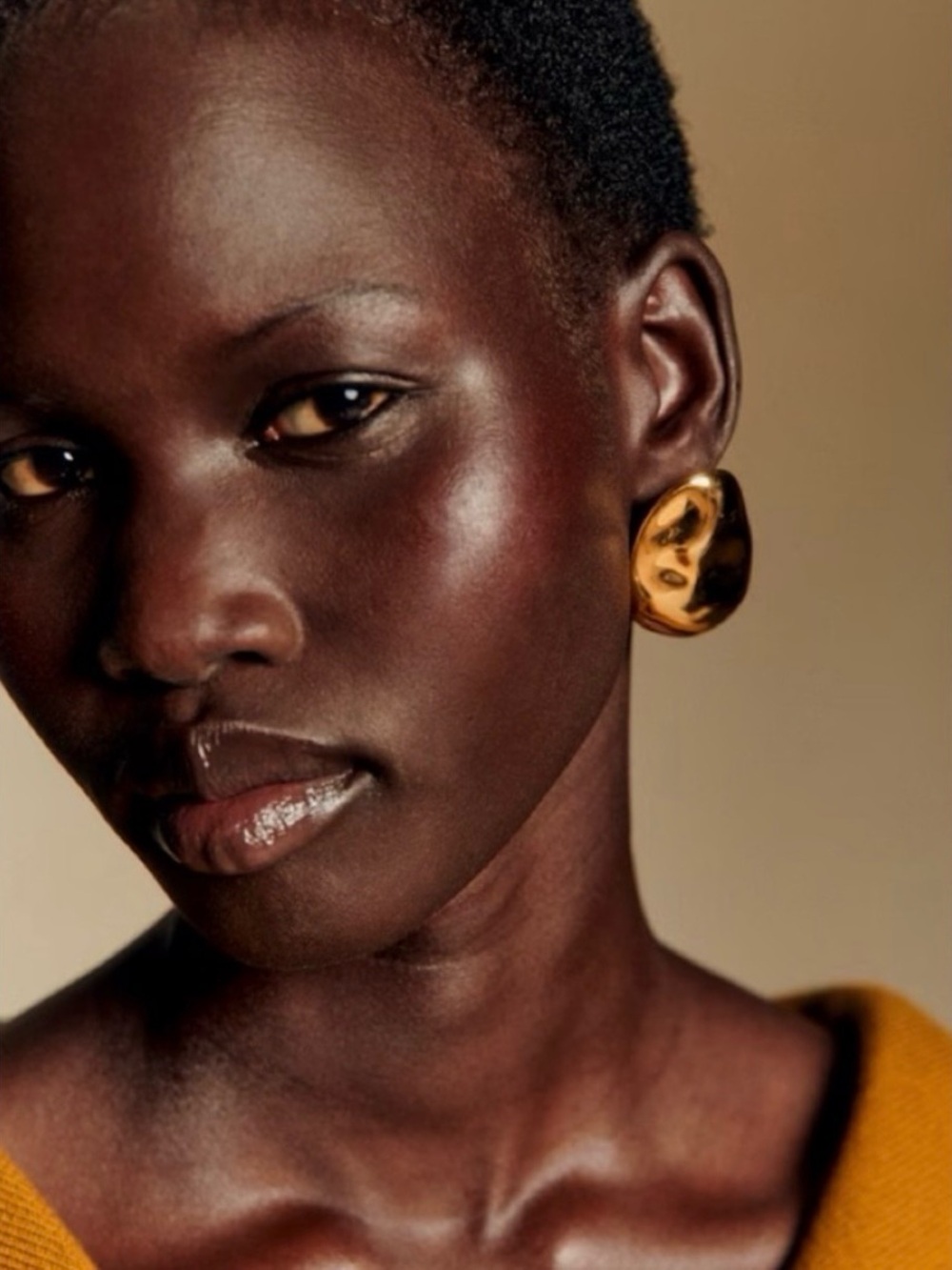 Sezane | Ophelie Gold Bubble Earrings